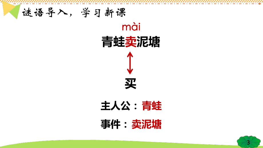 部编版二年级下册《青蛙卖泥塘》课件.ppt_第3页