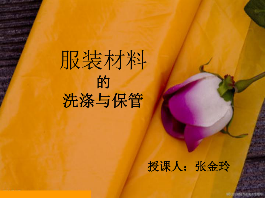 服装材料的洗涤与保管课件.ppt_第1页