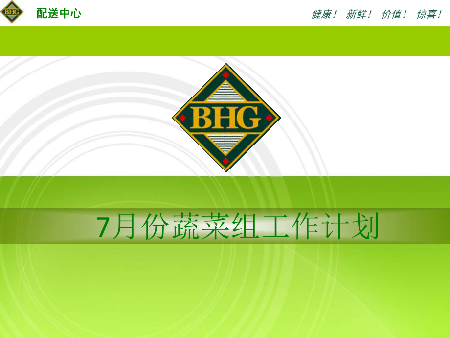 北京华联BHG超市7月份蔬菜组工作计划课件.ppt_第1页