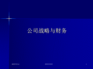 公司战略与财务课件.ppt