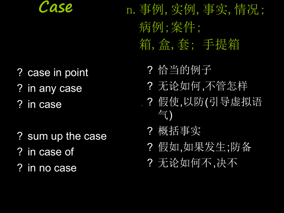 四级超高频词汇课堂课件.ppt_第3页