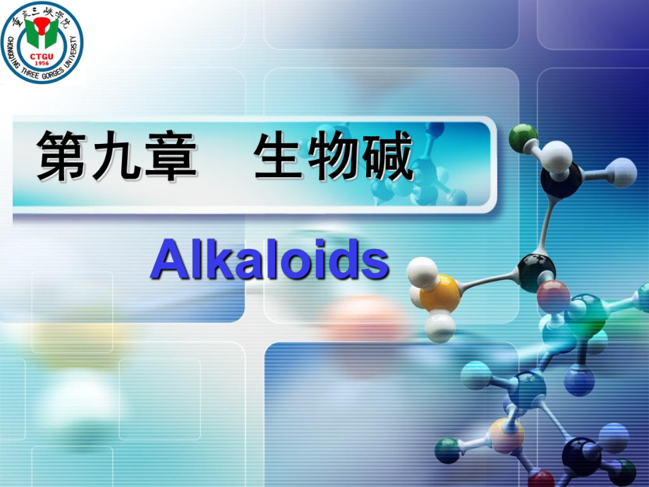 天然药物化学生物碱课件.ppt_第1页