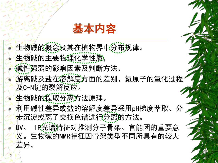 天然药物化学生物碱课件.ppt_第2页