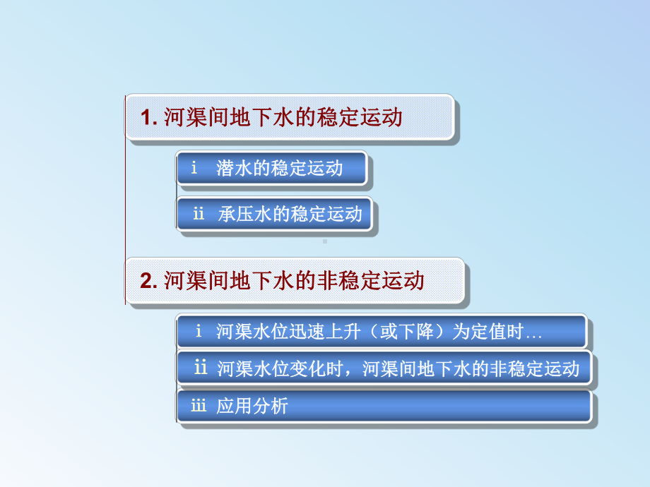 地下水向河渠的运动课件.ppt_第2页