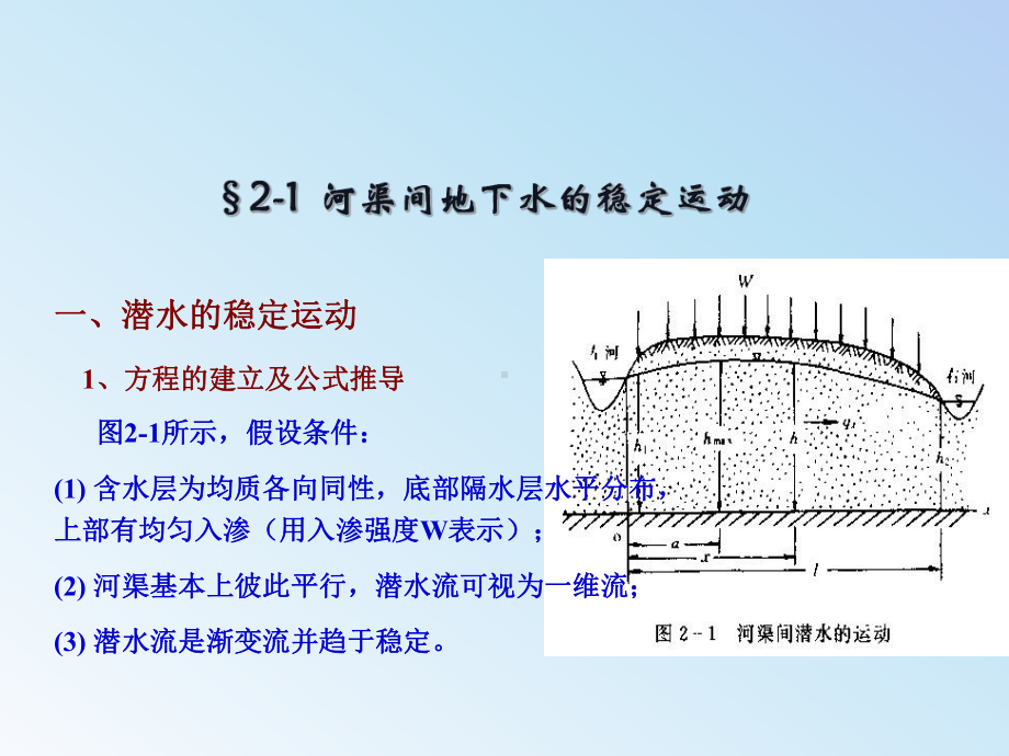 地下水向河渠的运动课件.ppt_第3页