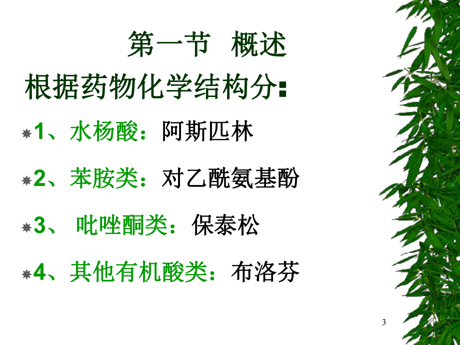 第二十篇解热镇痛抗炎药课件.ppt_第3页