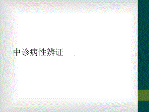 中诊病性辨证课件.ppt