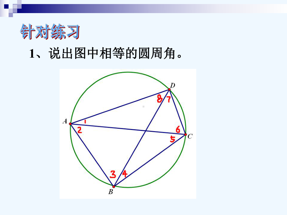 圆周角和圆心角的关系教学课件.ppt_第3页