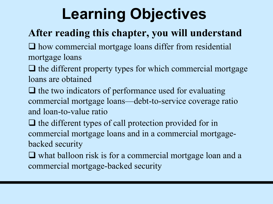 固定收益证券CommercialMortgageLoansandCommercialMortgageBackedSecurities课件.ppt_第2页