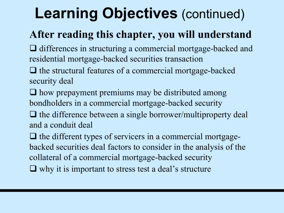 固定收益证券CommercialMortgageLoansandCommercialMortgageBackedSecurities课件.ppt_第3页