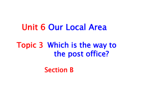 仁爱版英语七下《Topic3Whichisthewaytothepostoffice》课件.ppt