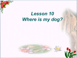 四年级英语上册Lesson10Whereismydog课件2科普版讲义.ppt（纯ppt,可能不含音视频素材）