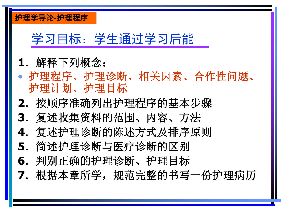 第七章+护理程序2014修改稿 《护理学导论》课件.ppt_第2页