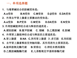 六拟胆碱药和抗胆碱药（ X页）课件.ppt