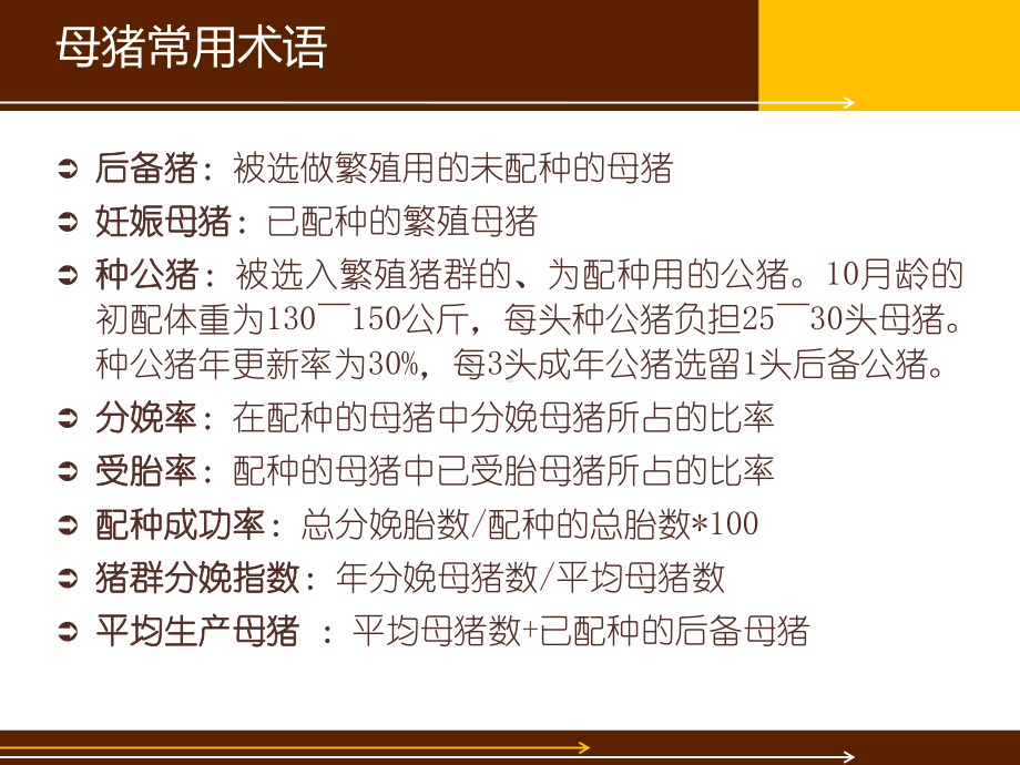 养猪常用术语及意义畜牧兽医农林牧渔专业资料课件.ppt_第3页