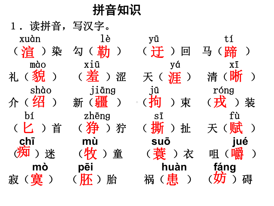 五年级下学期语文总复习含答案课件.ppt_第2页