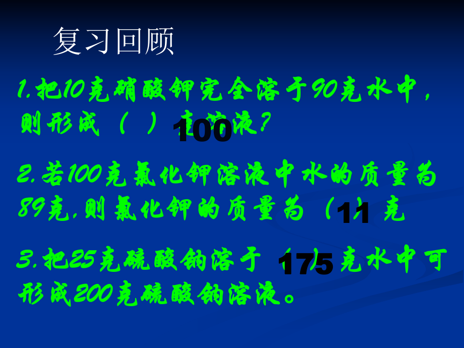 九年级化学溶液组成的定量表示课件.ppt_第1页