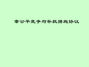 公平竞争与补救措施协议课件.ppt