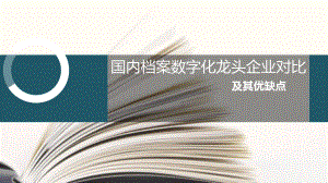 国内档案数字化龙头企业对比课件.ppt