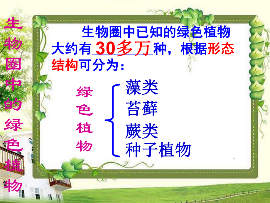 安徽省合肥市长丰县七年级生物上册311《藻类、苔藓和蕨类植物》课件2(新版)新人教版.ppt_第3页