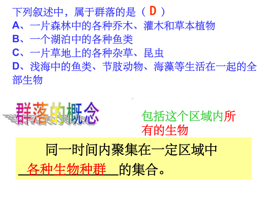 人教版教学课件群落的结构与演替定.ppt_第3页