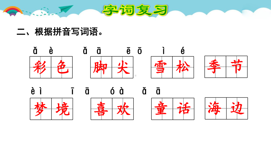 二年级下册语文课件第4单元复习(人教部编版).ppt_第3页