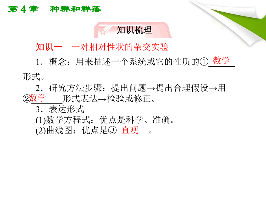 人教版教学课件2012高考生物总复习课件：42《种群的数量变化》知识研习(新人教版必修3).ppt_第3页