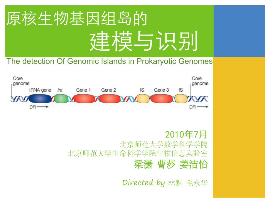 基因组岛的建模与识别课件.ppt_第1页