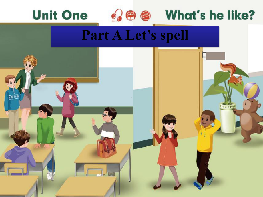 人教版PEP英语五年级上册Unit1-What's-he-like-A-lets-learn-A-lets-spell课件等.ppt（纯ppt,可能不含音视频素材）_第1页