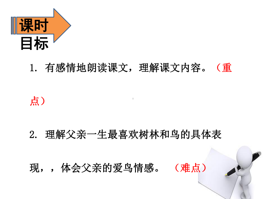 小学三年级语文上册第7单元22父亲、树林和鸟(第2课时)名师公开课省级获奖课件新人教版.ppt_第3页