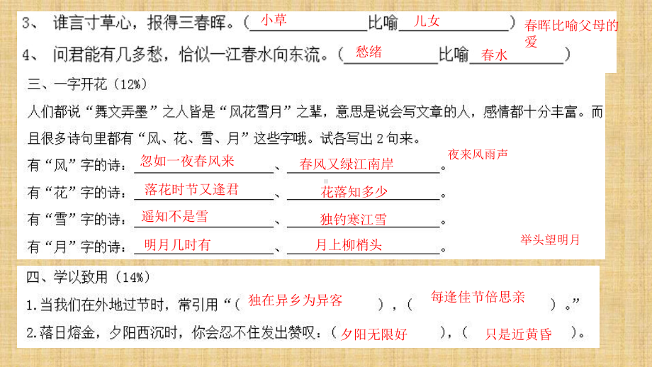 小学古诗文竞赛试题含答案精编版课件.pptx_第3页