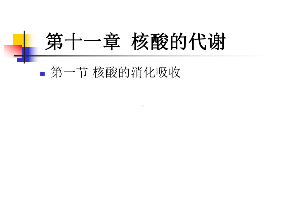 核酸代谢课件讲义.ppt_第1页