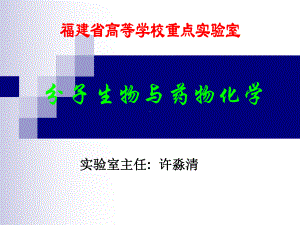 分子生物与药物化学(34)课件.ppt