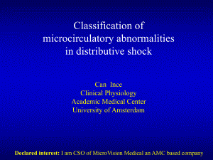 （体外膜肺ECMO课件）-Classification-of-microcirculatory-.ppt