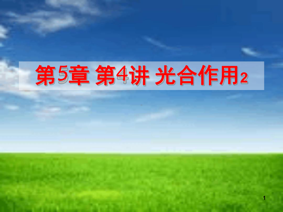 光合作用影响因素课堂课件.ppt_第1页