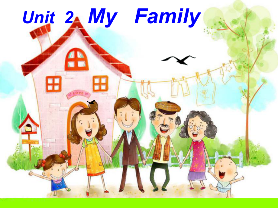 人教pep版三年级英语下册Unit2-My-family-B课件.ppt（纯ppt,可能不含音视频素材）_第1页