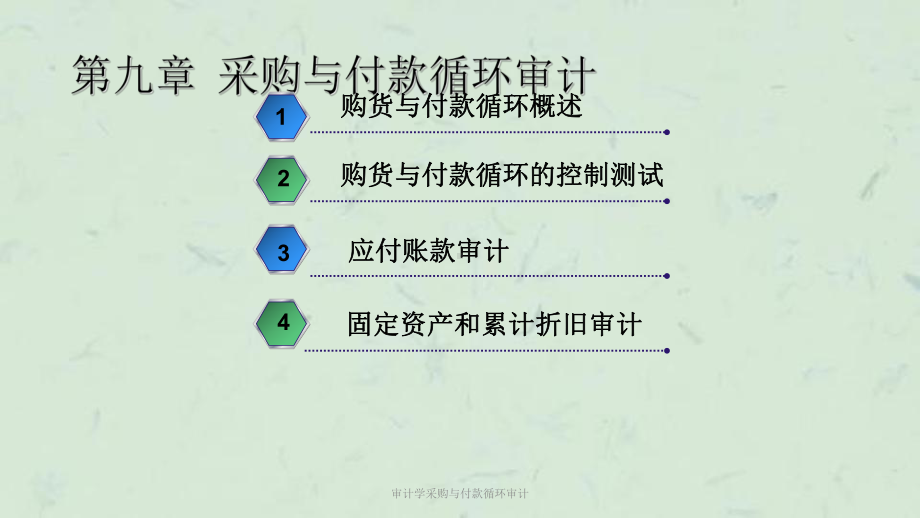 审计学采购与付款循环审计课件.ppt_第1页