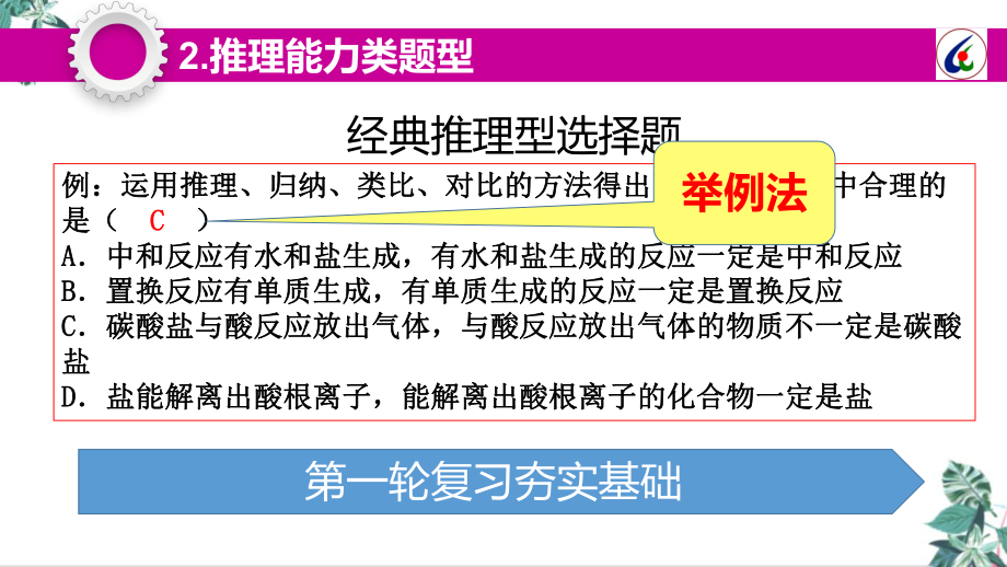 九年级化学中考分类复习之中考推理类题型的突破课件.pptx_第2页