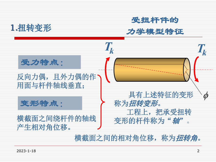 化工机械基础第五章圆轴的扭转课件.ppt_第2页