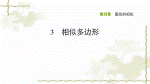 九年级数学上册第四章图形的相似3相似多边形习题课件.ppt