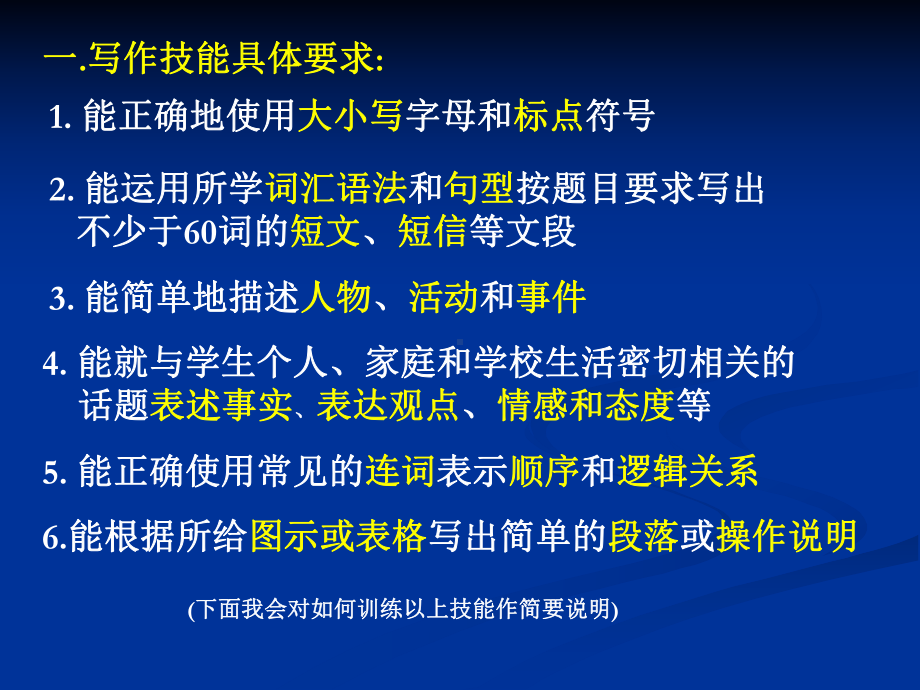 丰台区08年中考研讨会英语复习板块方案-—书面表达课件.ppt_第2页