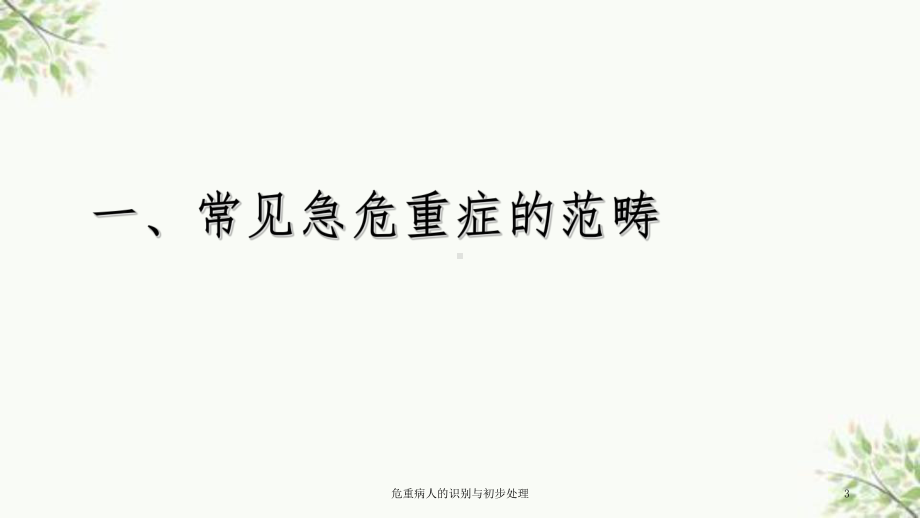 危重病人的识别与初步处理课件.ppt_第3页