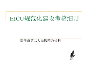 EICU规范化建设考核评价细则解析课件.ppt