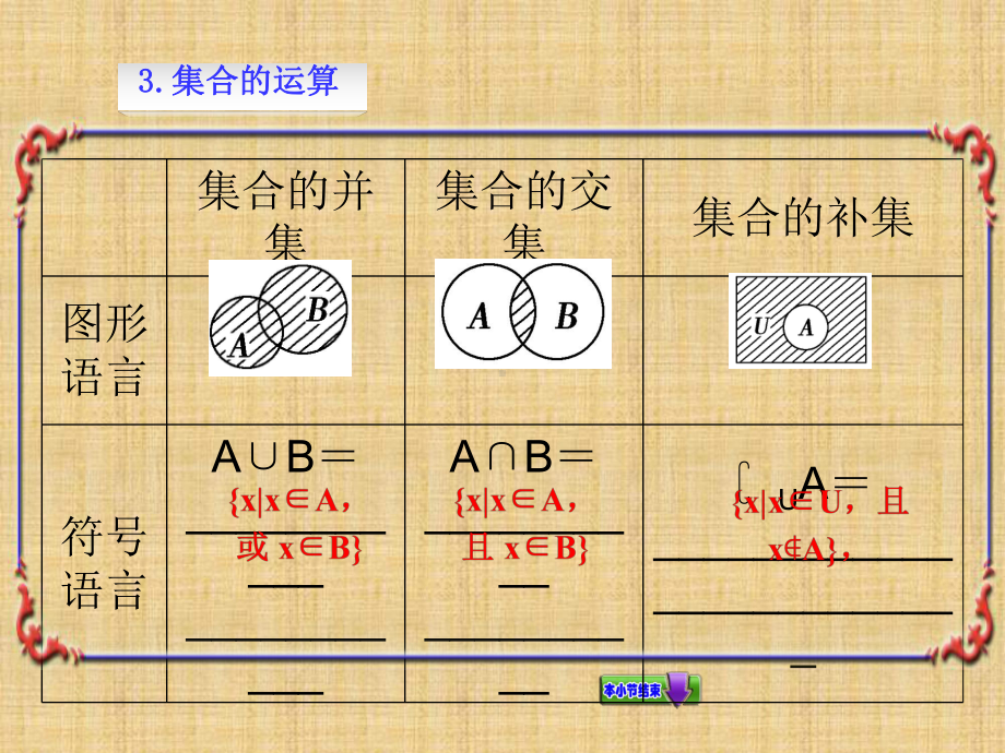 高考数学(理)第一轮复习名师公开课省级获奖课件：11集合及其运算(人教A版).ppt_第3页