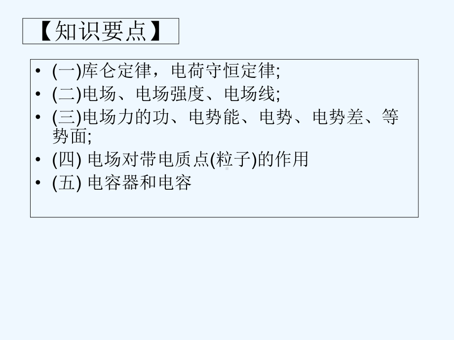 高三第一轮复习静电场课件.ppt_第2页