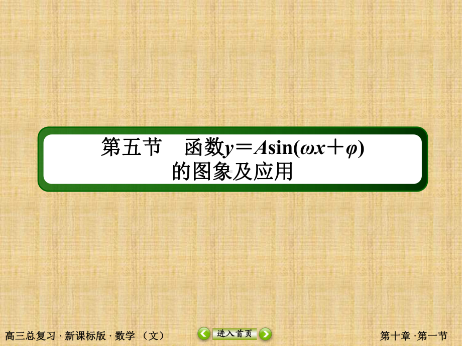 高考数学一轮复习人教A版函数y=Asin.ppt_第2页