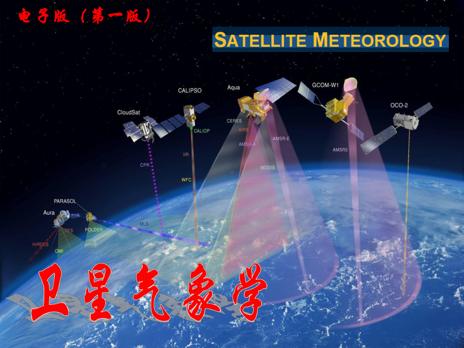 《卫星气象学》第4章-美国气象卫星观测系统-1-A-Train讲解课件.ppt_第1页