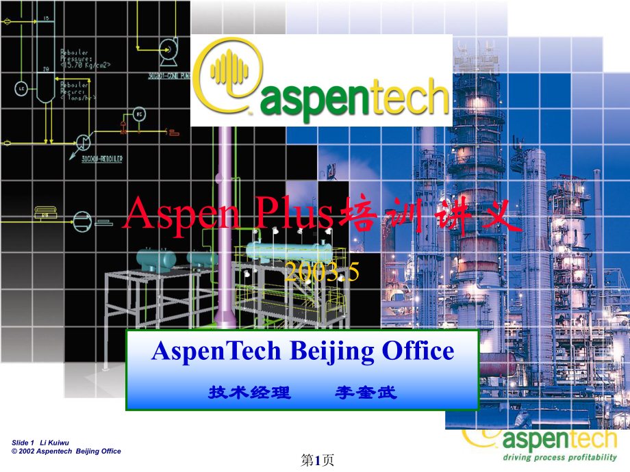 AspenPlus培训讲义解析课件.ppt_第1页