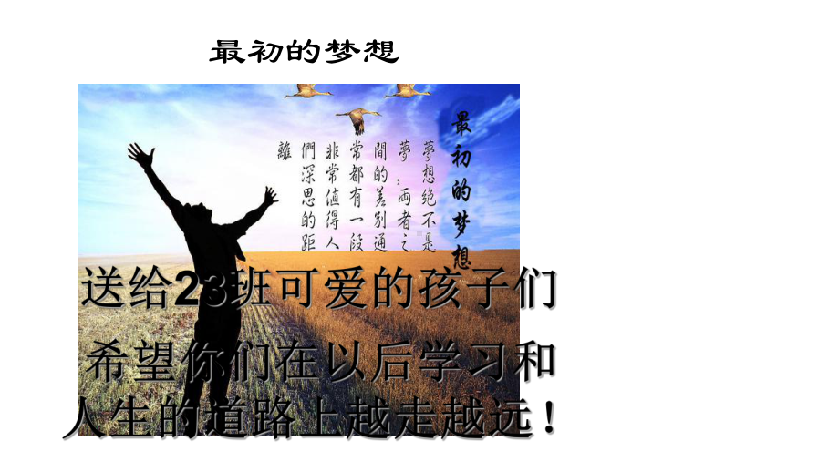 分班前高一最初的梦想(主题班会)课件.ppt_第2页