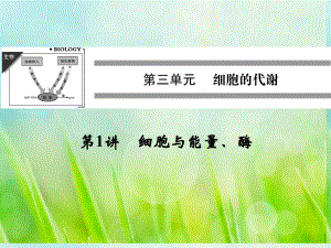 高考生物一轮复习131细胞与能量、酶课件教科版.ppt